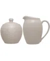 NORITAKE COLORWAVE SUGAR & CREAMER SET