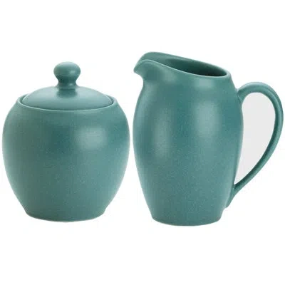 Noritake Colorwave Sugar And Creamer Set In Turquoise