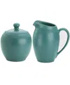 Noritake Colorwave Sugar & Creamer Set In Turquoise