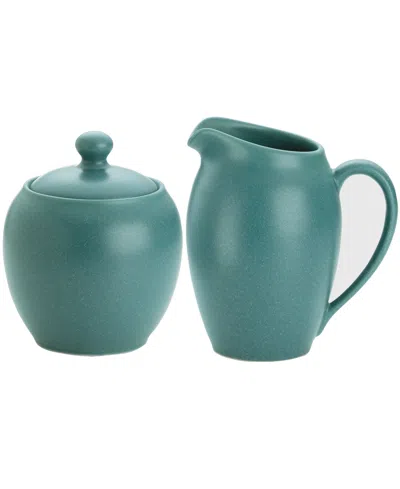 Noritake Colorwave Sugar & Creamer Set In Turquoise