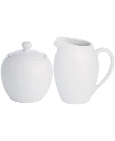 Noritake Colorwave Sugar & Creamer Set In White