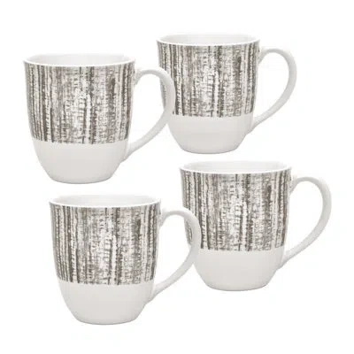 Noritake Colorwave Weave Mugs, 12 Oz. In Slate