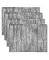 Noritake Colorwave Weave Placemats 13" X 18", Set Of 4 In Gray