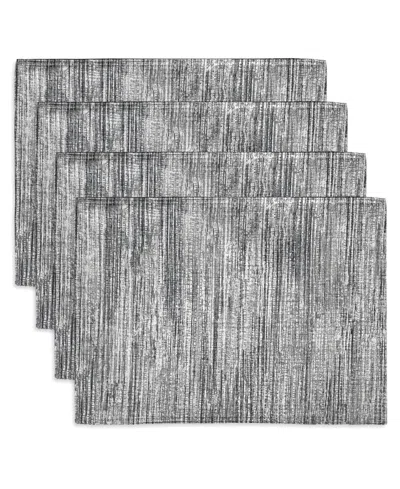 Noritake Colorwave Weave Placemats 13" X 18", Set Of 4 In Gray