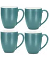 NORITAKE COLORWAVE XL 18-OZ. MUGS, SET OF 4