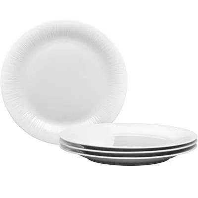 Noritake Conifere Dinner Plates, 10-3/4" In White