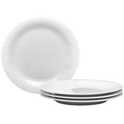 Noritake Conifere Luncheon Plates, 9-1/2" In White