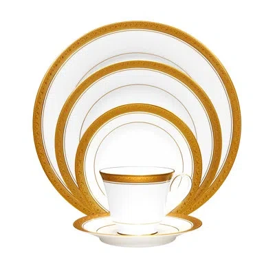 Noritake Crestwood 5-piece Place Setting, Service For 1 In Gold