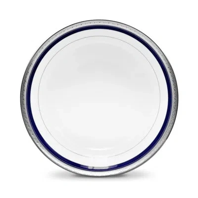 Noritake Crestwood Cobalt Platinum Vegetable / Salad Bowl, 9", 40 Oz. In Blue;white