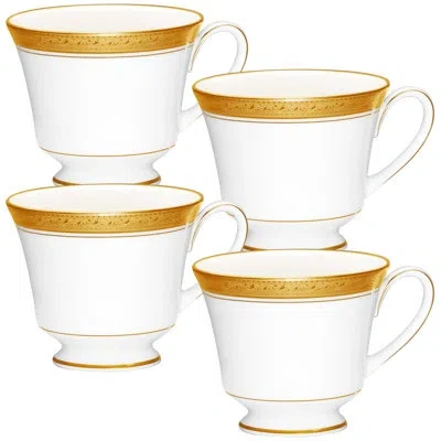 Noritake Crestwood Cups, 8 Oz. In Gold