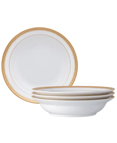 Noritake Crestwood Gold 4-pc. Rim Dinner Bowl Set, Service For 4