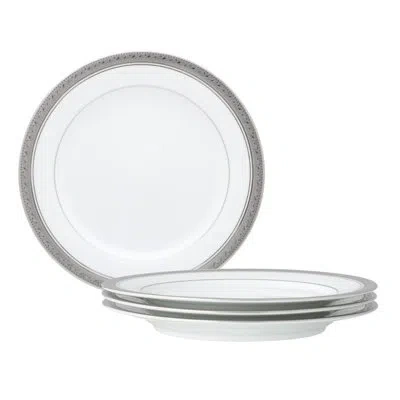 Noritake Crestwood Salad Plates, 8-1/4" In Platinum