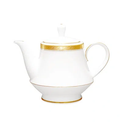 Noritake Crestwood Tea Pot, 38 Oz. In Gold