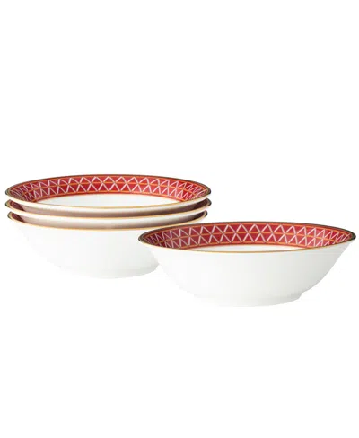 Noritake Crochet Set Of 4 Cereals, 6-1/2", 15.5 Oz.
