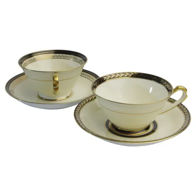 Pre-owned Noritake - Cup & Saucer (x2) In Brown