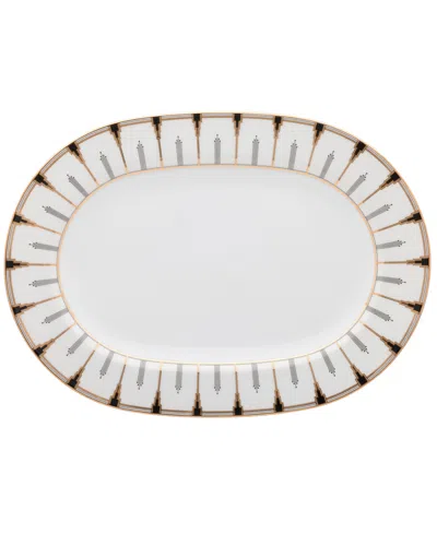 Noritake Empire 14" Gold-tone Oval Platter In Multi