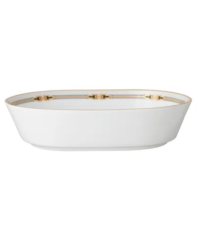 Noritake Empire 32 Oz. Gold-tone Oval Vegetable Bowl In Multi