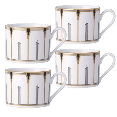 Noritake Empire Gold Set Of 4 Teacups, 8 Oz.