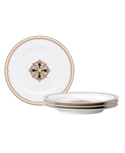 Noritake Empire Gold-tone Bread And Butter Plates, Set Of 4 In Multi