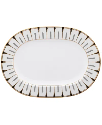 Noritake Empire Gold-tone Oval Platter In Multi