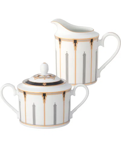 Noritake Empire Gold-tone Sugar And Creamer, Set Of 2 In Multi