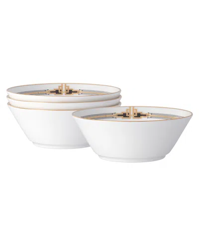 Noritake Empire Gold-tone Fruit Bowls, Set Of 4 In Multi