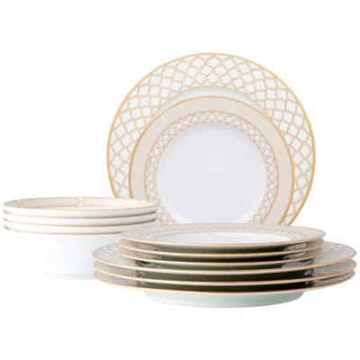 Noritake Eternal Palace 12-piece Dinnerware Set, Service For 4 In Gold