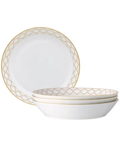 Noritake Eternal Palace 4-pc. Coupe Dinner Bowl Set, Service For 4 In Gold