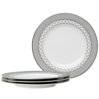 Noritake Eternal Palace 8.5" Salad Plates In Platinum