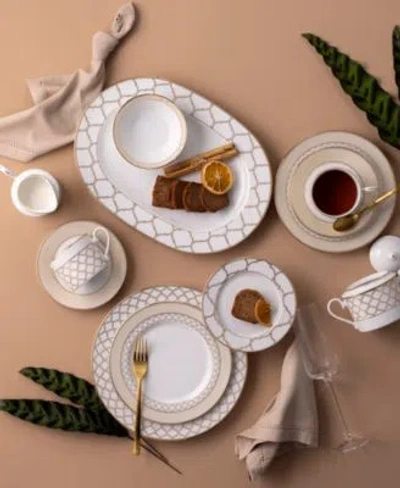 Noritake Eternal Palace Gold Dinnerware Collection In White