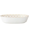 Noritake Eternal Palace Gold Oval Vegetable Bowl, 32 oz In White And Gold