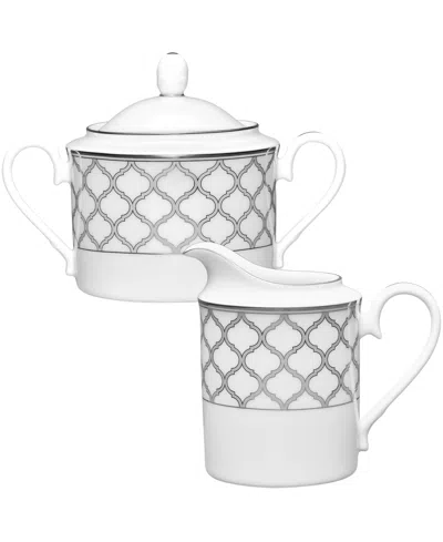 Noritake Eternal Palace Sugar Creamer Set In White
