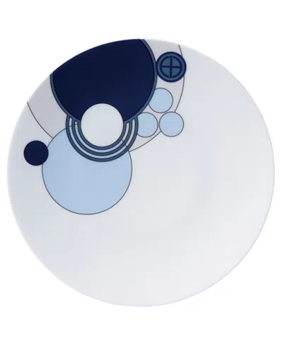Noritake Frank Lloyd Wright Imperial Cabaret Coupe Plate In Blue