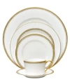 Noritake Haku 5 Piece Place Setting In White