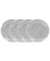 Noritake Hammock Coupe Appetizer Plates, Set Of 4 In Grey