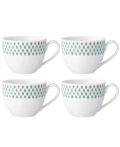 Noritake Hammock Cups, Set Of 4 In Green