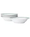 Noritake Hammock Fruit Bowls, Set Of 4 In Green