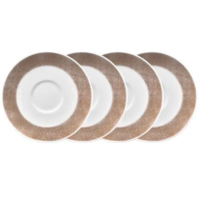 Noritake Hammock Saucers, 6-1/4" In Khaki