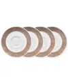 Noritake Hammock Saucers, Set Of 4 In Beige