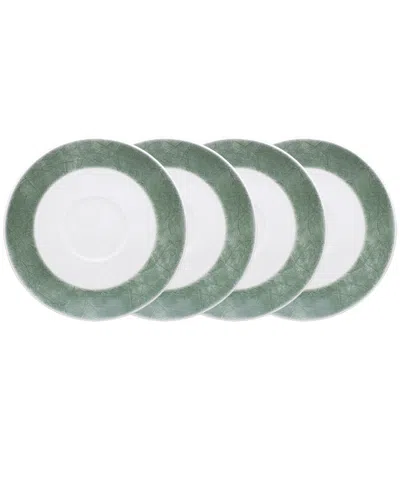 Noritake Hammock Saucers, Set Of 4 In Green