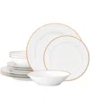 Noritake Heritage 12-pc. Dinnerware Set, Service For 4 In Gold