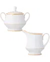 Noritake Heritage 2-pc. Sugar Bowl And Creamer Set In Gold