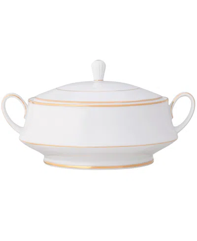 Noritake Heritage Covered Vegetable Bowl In Gold