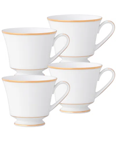 Noritake Heritage Set Of 4 Cups In White