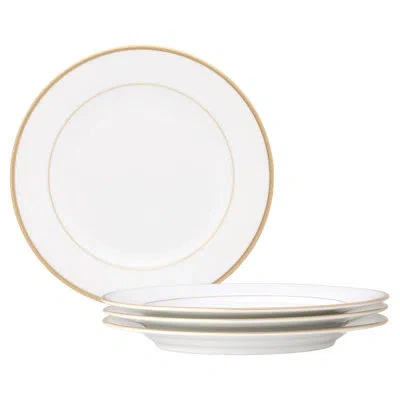 Noritake Heritage Set Of 4 Salad Plates, 8.25" In White
