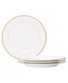 Noritake Heritage Set Of 4 Salad Plates In White