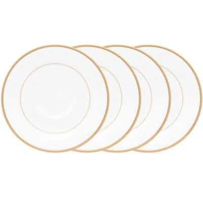 Noritake Heritage Set Of 4 Saucers, 6" In White