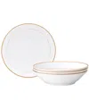 Noritake Heritage Set Of 4 Soup Bowls In White