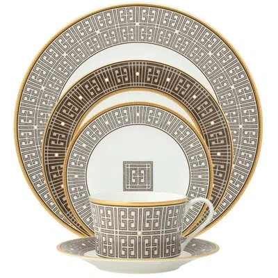 Noritake Infinity 5-piece Place Setting, Service For 1 In Bronze
