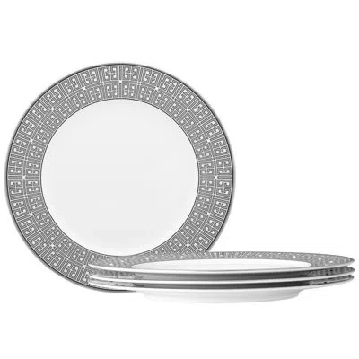 Noritake Infinity Dinner Plates, 11" In Graphite